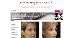 Desktop Screenshot of bestcosmeticdermatologistnyc.net